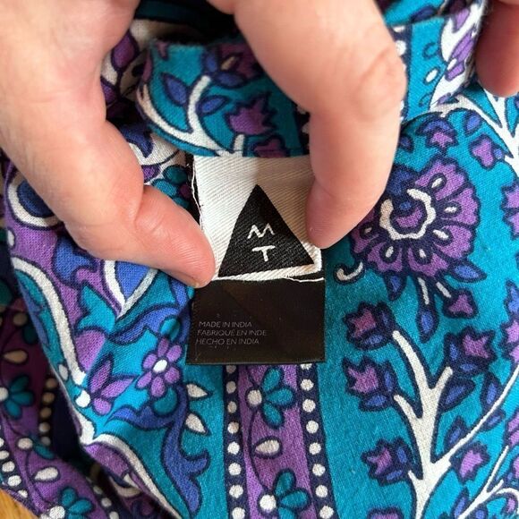 Mandala Printed Pillowcases Set of 2 Blue - Picture 2 of 3